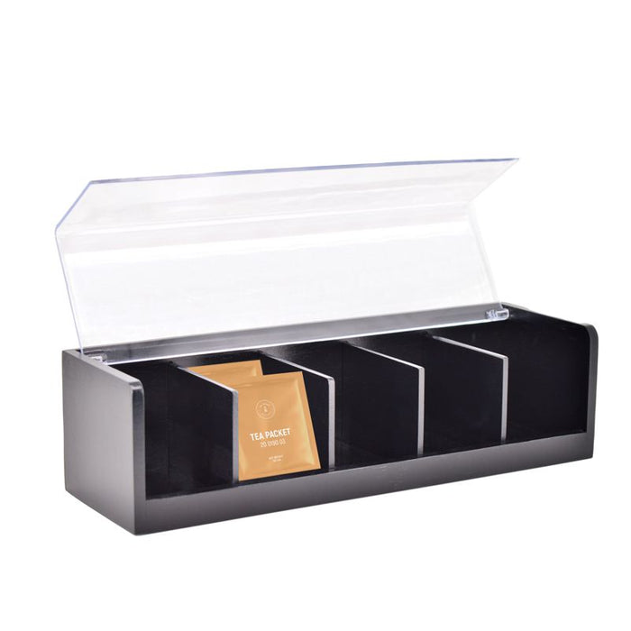 CH'A TEA Tea Bag Organizer, Black