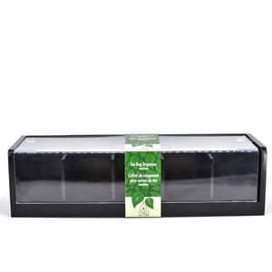 CH'A TEA Tea Bag Organizer, Black
