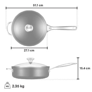Le Creuset Toughened Nonstick Pro Sauté Pan 26 cm | 4 L