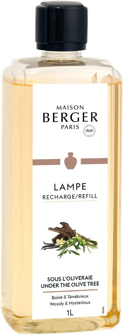 Maison Berger Lamp Fragrance Refill 1 L, Under the Olive Tree