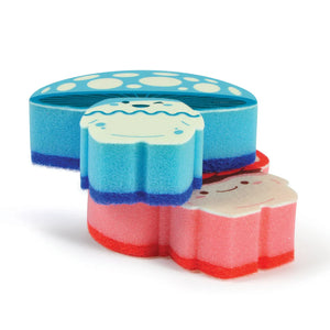 FRED Sponges Set of 2, 'Fun Guys' Mushrooms