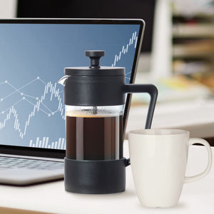 OGGI BREW 3-Cup French Press, Black