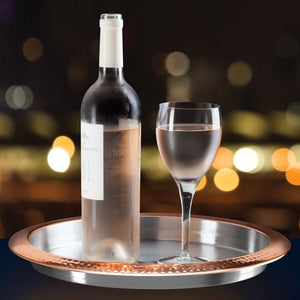 OGGI BAR Copper Rim Serving Tray