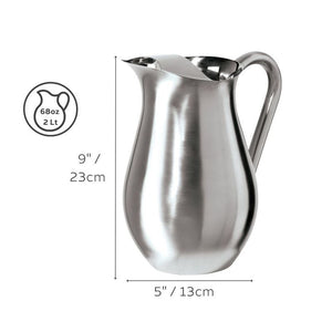 OGGI BAR Stainless Steel Pitcher/Carafe 2L
