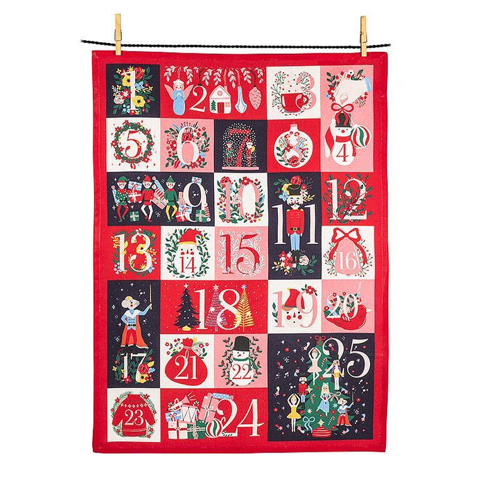 Abbott Tea Towel, Christmas Advent Calendar