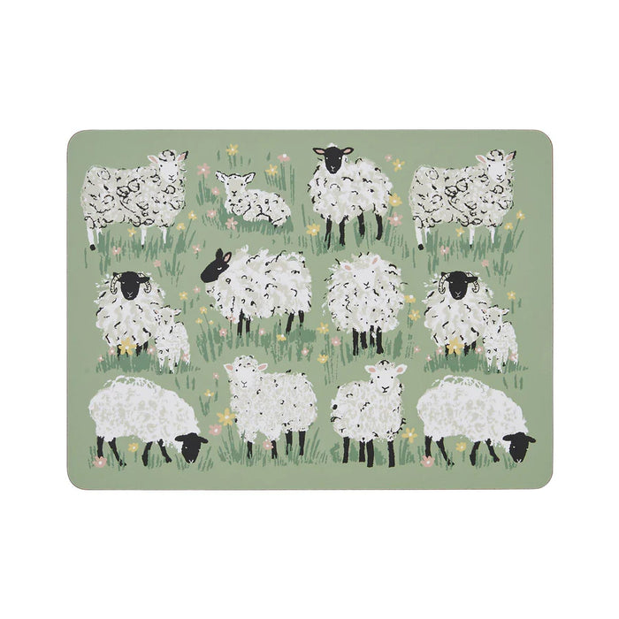 Ulster Weavers Cork Placemats Set of 4, Woolly Sheep