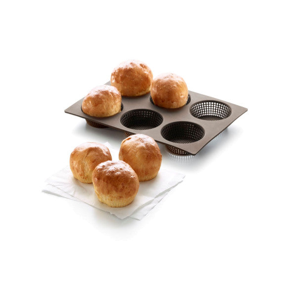 Lékué Round Bread Rolls Baking Mold