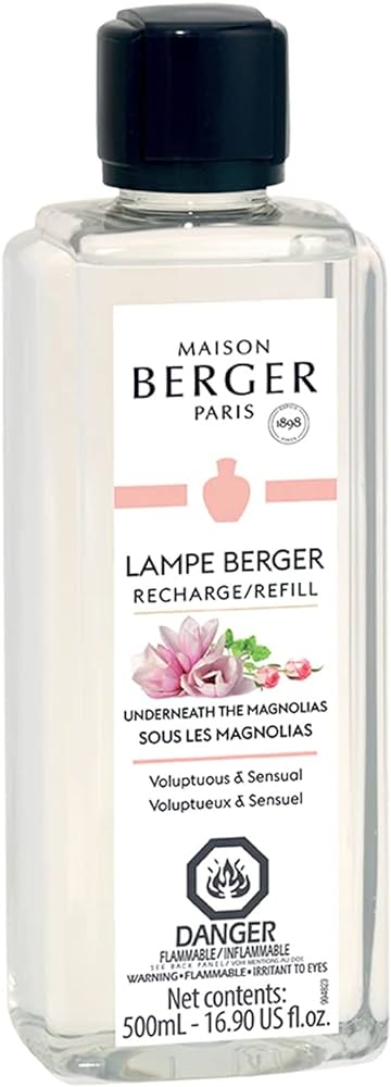 Maison Berger Lamp Fragrance Refill 500ml, Underneath the Magnolias