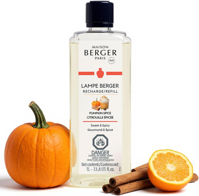 Maison Berger Lamp Fragrance Refill 1 L, Pumpkin Spice