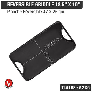 Victoria Reversible Cast Iron Griddle