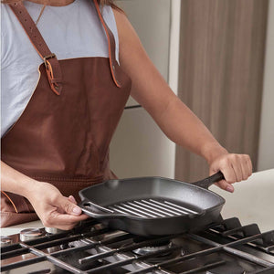 Victoria Cast Iron Grill Pan 25 cm | 10 Inch