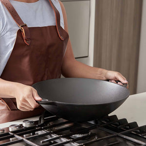 Victoria Cast Iron Wok 35.5 cm | 14 Inch