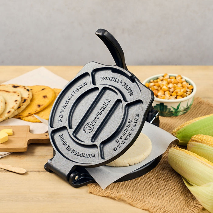 Victoria Cast Iron Tortilla Press 20 cm | 8 Inch