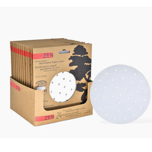 Zen Cuizine 7 Inch Parchment Paper Steamer Liners 24/pack