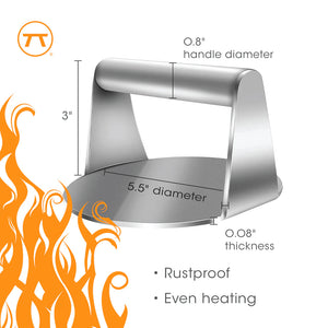 Outset Stainess Steel Burger Smasher