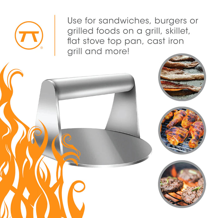 Outset Stainess Steel Burger Smasher