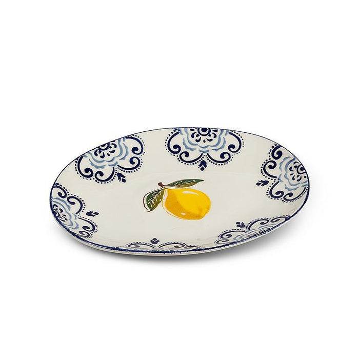 Abbott Medium Oval Platter, Sorrento Lemon