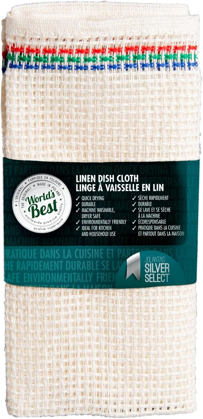 World's Best Linen Dishcloth Set of 2
