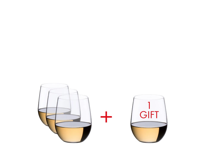 Riedel "O" Viognier/Chardonnay White Wine Glasses (Buy 3, Get 4)