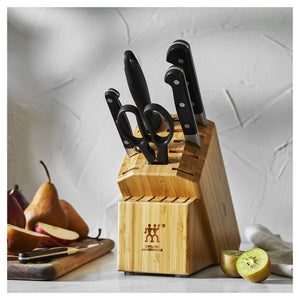ZWILLING PRO Bamboo Knife Block Set 7pc
