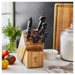 ZWILLING PRO Bamboo Knife Block Set 7pc