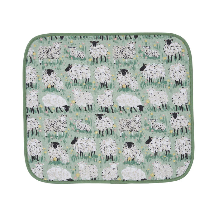 Ulster Weavers Dish Drying Mat, Woolly Sheep