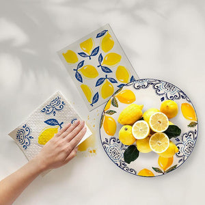 Abbott Swedish Dishcloth Set of 2, Sorrento Lemon