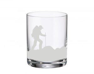 Bohemia Whisky Glass 10.8oz, Hiker Print