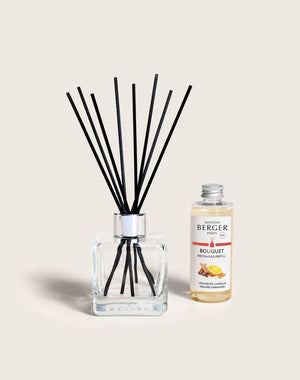 Maison Berger Reed Diffuser Set with Refill, Orange Cinnamon