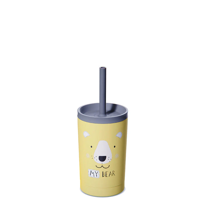 Asobu Mini Sippy Travel Cup 12oz, Yellow Bear