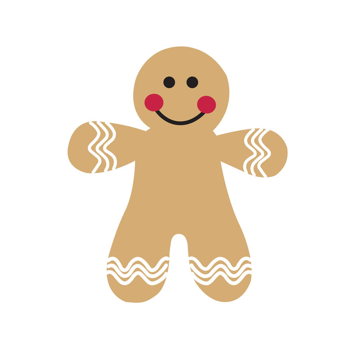 Harman Shaped Paper Napkin, Gingerbread Man