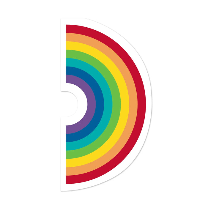 Harman Shaped Paper Napkin, Rainbow