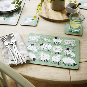 Ulster Weavers Cork Placemats Set of 4, Woolly Sheep