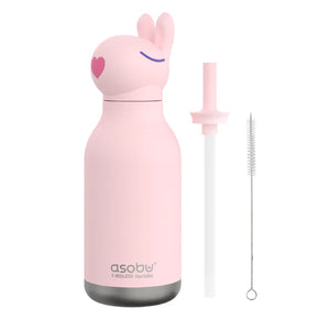 Asobu Bestie Water Bottle 16 oz, Bunny