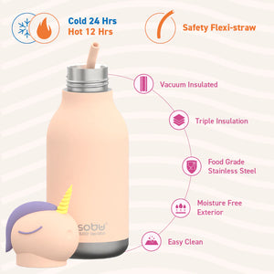 Asobu Kids Bestie Water Bottle, Unicorn