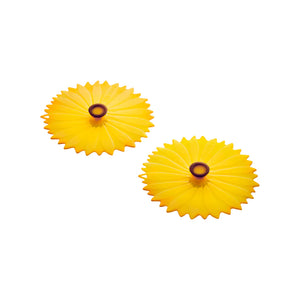 Charles Viancin Silicone Drink Covers Set of 2, Sunflower