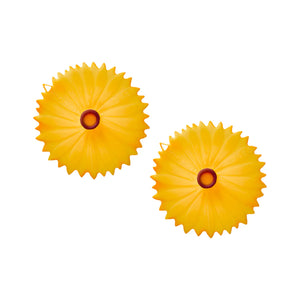 Charles Viancin Silicone Drink Covers Set of 2, Sunflower