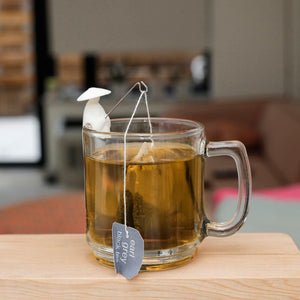 Kikkerland Tea Bag Holder Set of 4, Fisherman