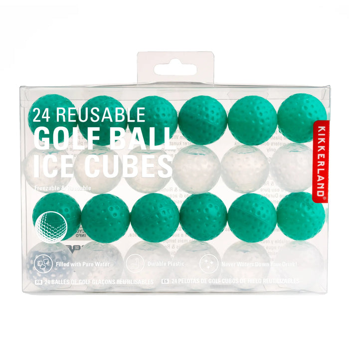Kikkerland Reusable Ice Cubes Golf Balls