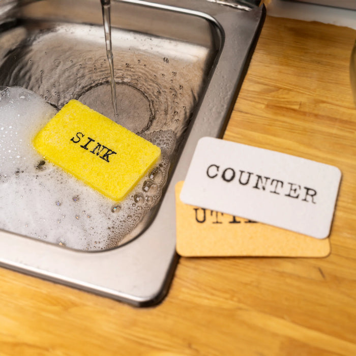 Kikkerland Counter Intelligence Pop-Up Sponges Set of 3