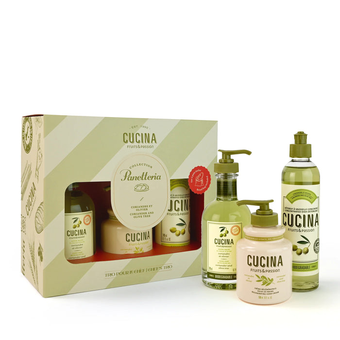 Cucina Chef Trio Set, Coriander & Olive