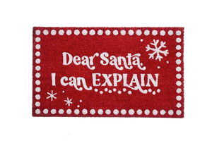 Ganz Doormat, Dear Santa I Can Explain