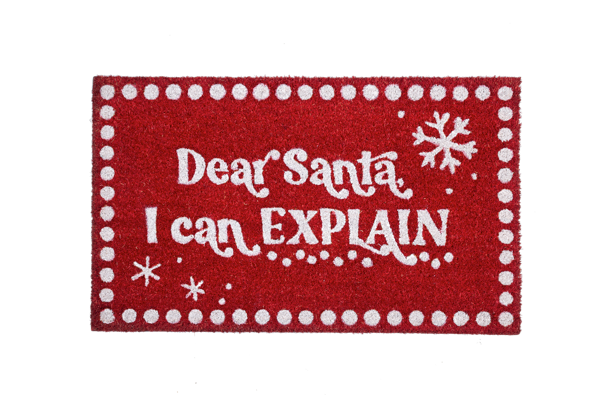 Ganz Doormat, Dear Santa I Can Explain