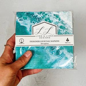 Lynn & Liana Designs Cocktail Paper Napkins Set of 20, Caribbean