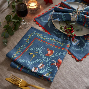 Ulster Weavers Cloth Napkin Set of 2, 12 Days of Christmas