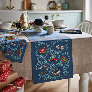 Ulster Weavers Cloth Napkin Set of 2, 12 Days of Christmas