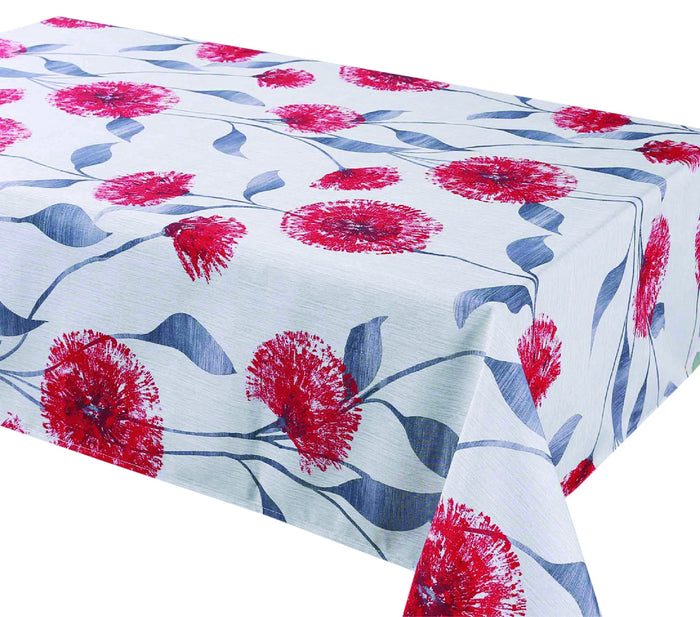 Texstyles Deco Tablecloth 58 x 126 Inch, Dandy Red