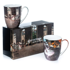 McIntosh Mug Pair, Degas Ballerinas