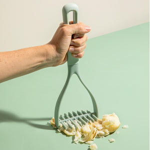 eKu Nylon Potato Masher, Avocado Green