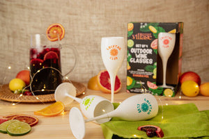 Gourmet Village Sangria Outdoor Wine Glasses Set